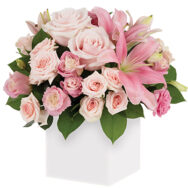 First Blush - Happy Birthday Floral Arrangement