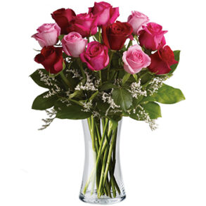 I Love You - Roses in Vase