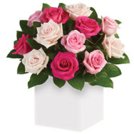 Pink Blush - Pink and White Roses